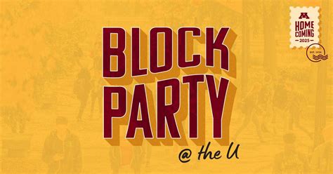 Homecoming 2025: Block Party at the U, The Mall - University Of ...
