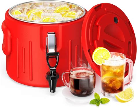 Amazon.com | Insulated Beverage Dispenser 2 Gallon- Ice and Hot Drink ...