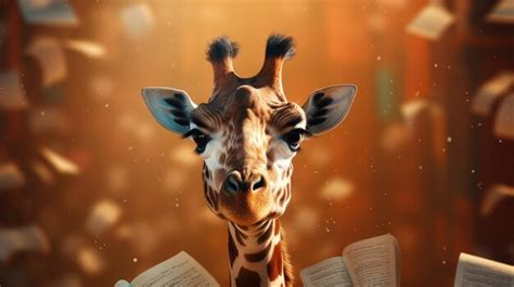 A giraffe who writes poetry and creates his own poetry anthology hyper ...