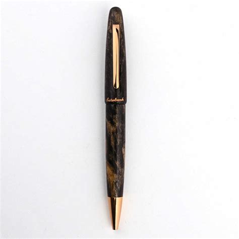 Esterbrook Estie Premier Ball Pen - Gold Rush Prospector Black (Specia ...