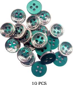 lookat (Pack of 10 Piece) 4 Holes for Sewing Kaj Button On Shirts /Art ...