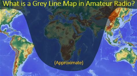 Image result for Ham Radio Grey Line Map