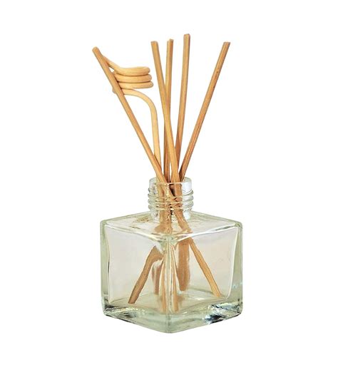 Pure Source India Glass Bottle 30 ML Squire Coming with 6 Pcs Reed ...