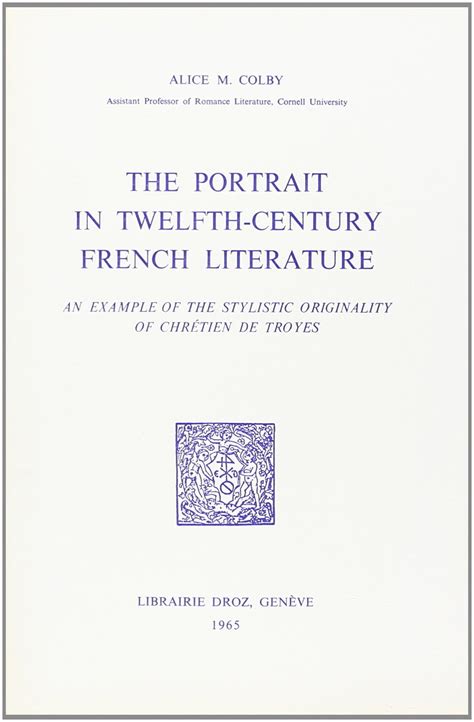 Amazon.in: Buy The portrait in twelfth century french literature : an ...