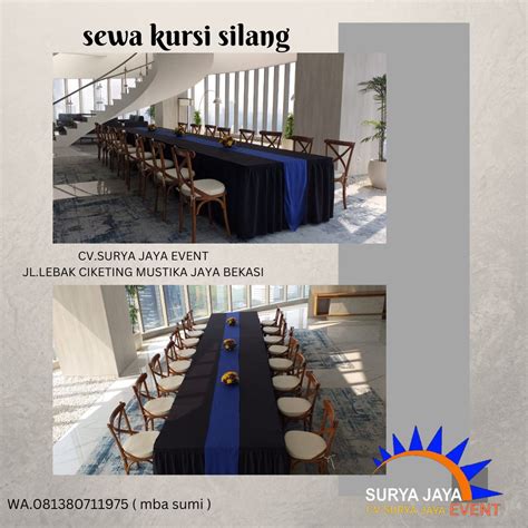 Sewa Kursi Crossback Roa Malaka Tambora Jakarta Barat
