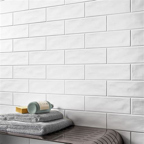 Matt Wall & Floor Tiles | Bathroom, Kitchen & Outdoors | White subway ...