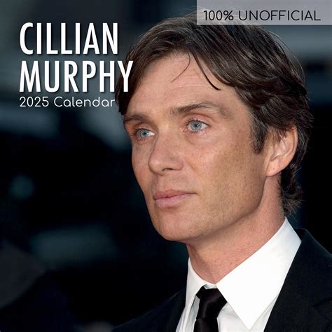 Buy 2025 Square Wall - Cillian Murphy 12 x 12 Inch Monthly View, 16 ...