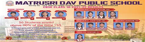 MATRUSRI DAV PUBLIC SCHOOL