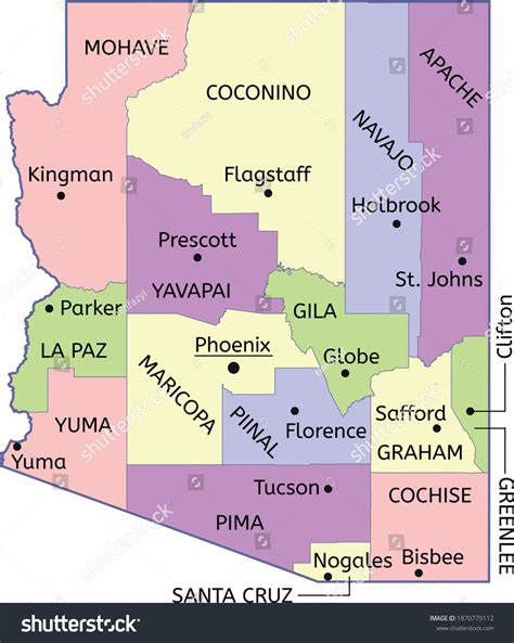 Arizona County Map