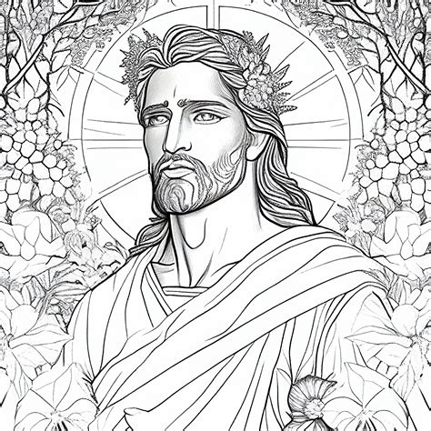 Printable Coloring Pages Of Jesus