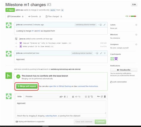 What Is a GitHub Merge Request 的图像结果