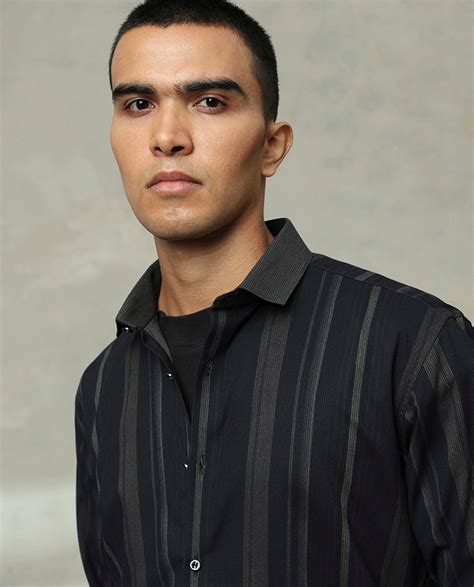 Buy Black Striped Cotton Shirt For Men | Black Shirt Premium India