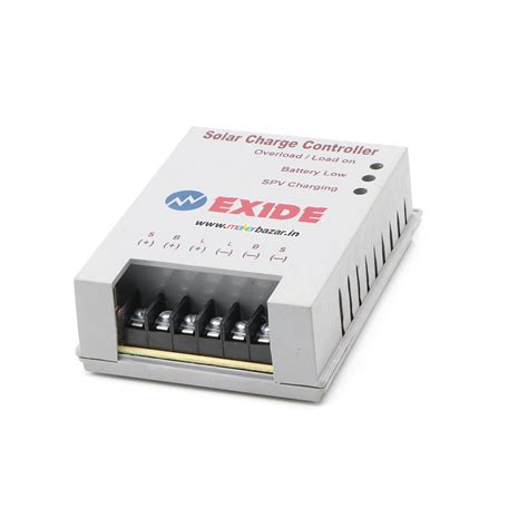 Exide 12V/24V 10A PWM Solar Charge Controller