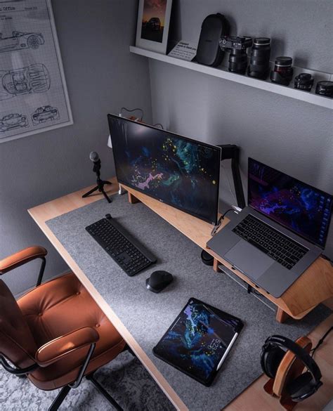 Image result for Three MacBook Pro Desk Setup