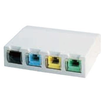 NXGFO-4-C6-04 4ポートモジュール(黒)セット価格 Cat6 Sanko IB 1式 NXGFO-4-C6-04 【通販モノタロウ】