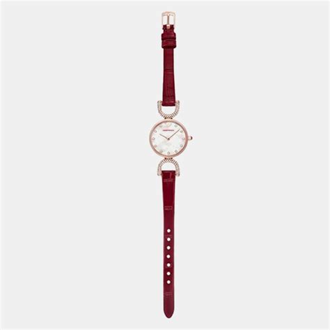 Emporio Armani Women Mother Of Pearl Watch AR11737 – Just In Time
