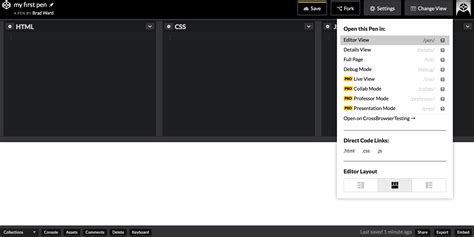 CodePen Io HTML 的图像结果