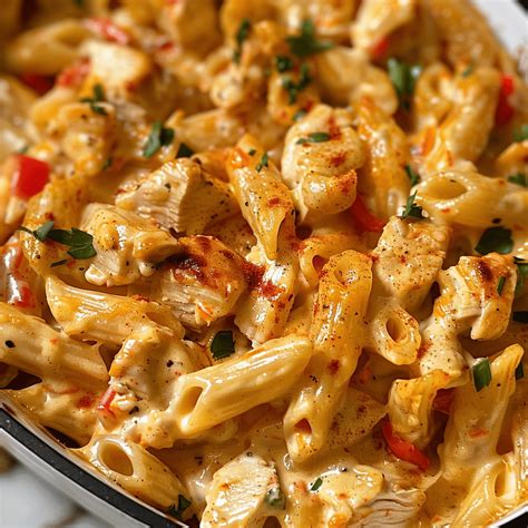Cajun Cream Cheese Chicken Pasta Bake - Recipes Smile