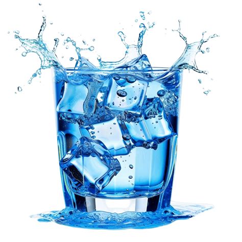 Drinking Glass Of Ice Water