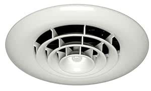 QUICK CONNECT HT-GRB-R1D Round Ceiling Diffuser with 8,7 and 6-Inch ...
