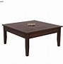 Image result for Walnut Glass Top Coffee Table