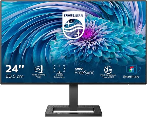 PHILIPS 242E2FA/94 24 Inch FHD Monitor with Built in Speakers, IPS ...