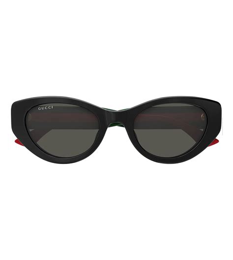 Gucci Women's Grey Cat-Eye Sunglasses