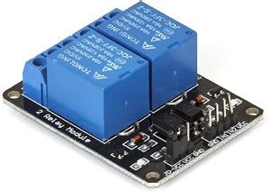 GreenRabbit 5V 10A 2 Channel Relay Module Shield Electronic Components ...