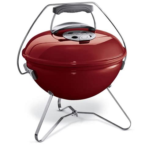 Weber Smokey Joe Premium Crimson Charcoal BBQ (1123004) - BBQ World
