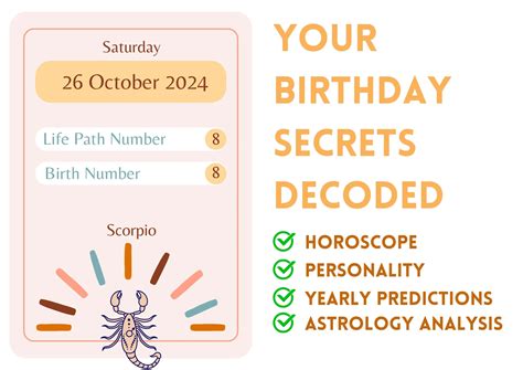 2025 Predictions for People Born on October 26, 2024