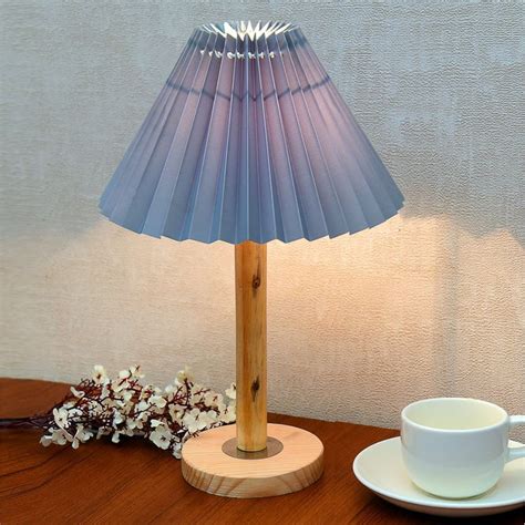 Buy HOMESAKE Wooden Table Lamp from Homesake at just INR 1700.0