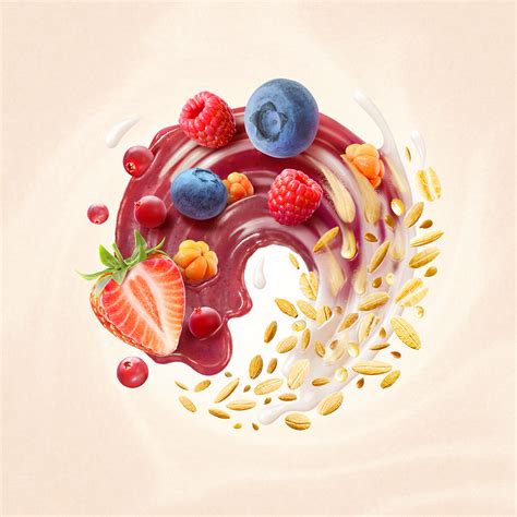 3D Illustration Skyr Yogurt - UK :: Behance - Behance Illustration