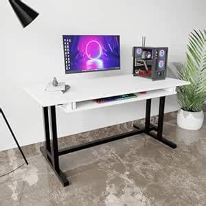 Riyan Luxiwood® Zinnia Computer Table with Keyboard Tray, Matt Finish ...