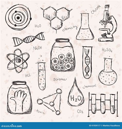 Chemistry Science Background Stock Vector - Image: 41939117