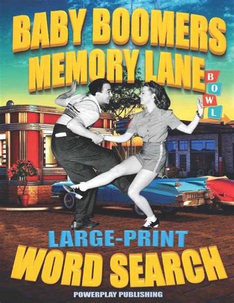 Buy BABY BOOMERS - MEMORY LANE: LARGE PRINT WORD SEARCH: 78 Nostalgic ...