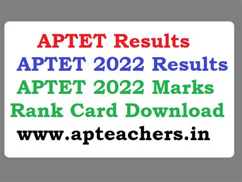 APTET Results | Check APTET 2024 Results | Download APTET 2024 Marks ...