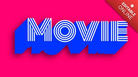 Image result for Movie Text Design