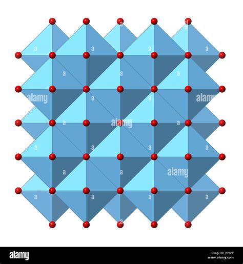 Calcium oxide (CaO, quicklime, burnt lime), crystal structure ...
