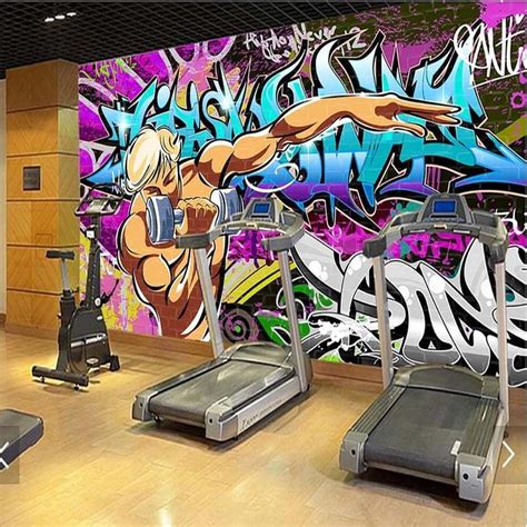 Gym Wall Design 的图像结果