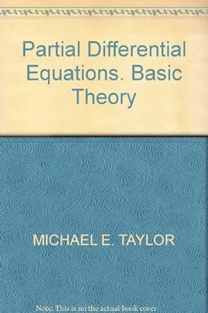 Partial Differential Equations Basic Theory : Amazon.in: Books