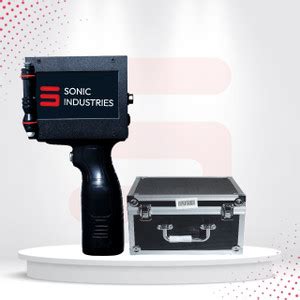 SONIC INDUSTRIES 12.7mm Handheld Inkjet Printer for Batch Code, Number ...