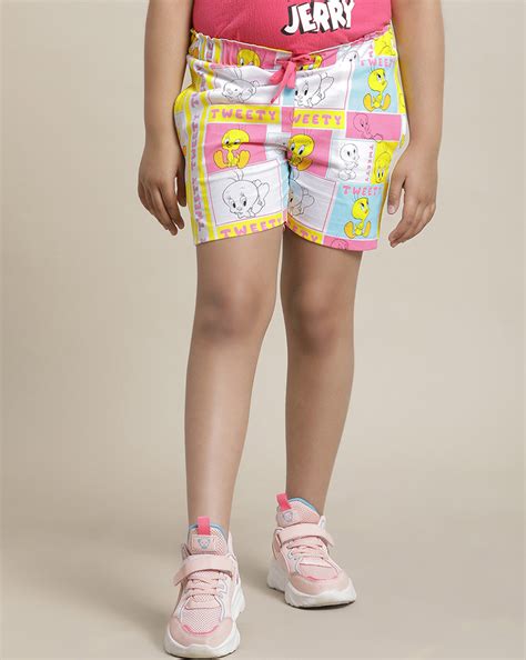 Looney Tunes Relaxed Fit Shorts For Girls – Kidsville