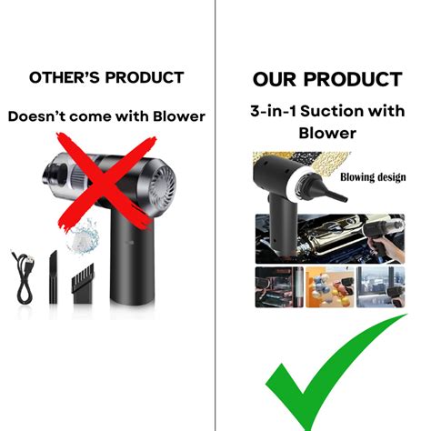 CleanSpace™ Portable Car Vacuum Cleaner – CrazyProductz