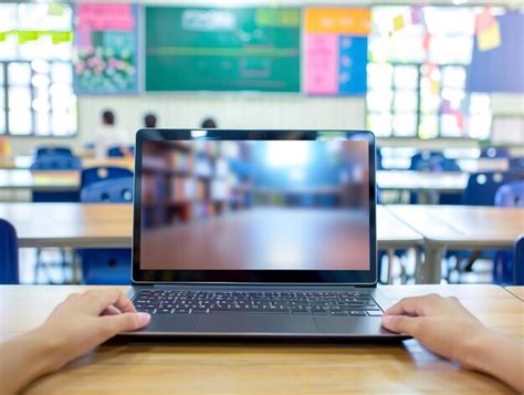 Image result for Long Computer Table Classroom