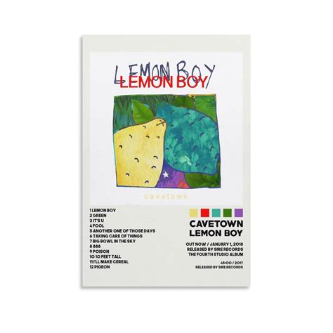 Cnfrjird Cavetown Lemon Boy Canvas Poster Wall Decorative Art Painting ...