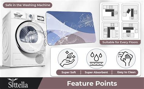 Buy SITTELLA Rubber 2 Pcs Anti-Skid Kitchen Mats 3Mm Water Absorbent ...