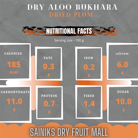 Buy Sainik's Dry Fruit Mall Aloo Bukhara Dry | Aloo Bukhara Dry | Dried ...
