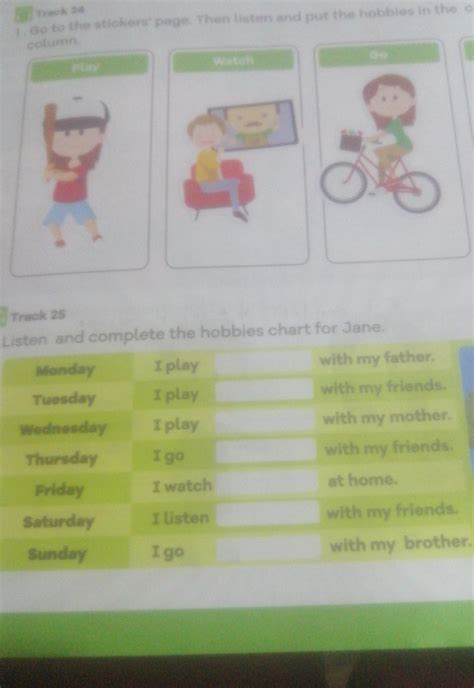 Completa la tabla de pasatiempo de jane - Brainly.lat