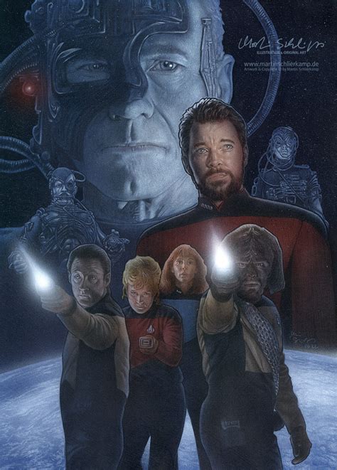 Star Trek: The Best Of Both Worlds | Poster By M.s