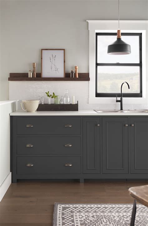 Kitchen Paint Colors With Black Cabinets Popular Kitchen Cabinet